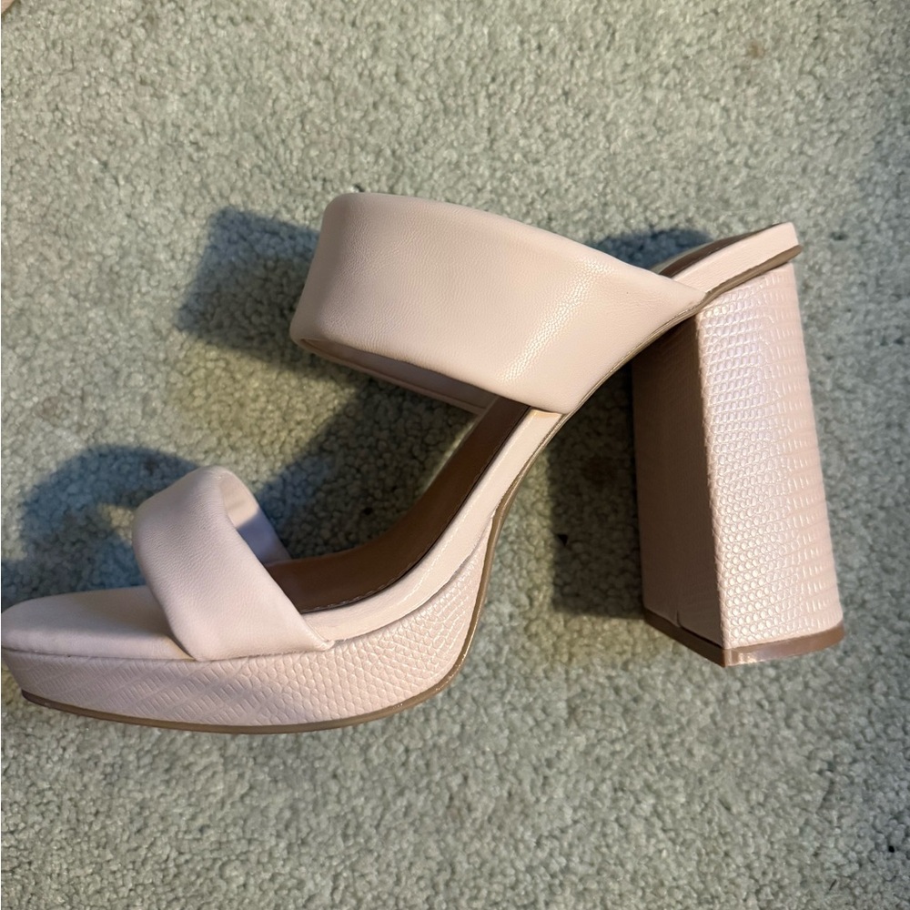 Dolce Vita Blush Block Heel Mules